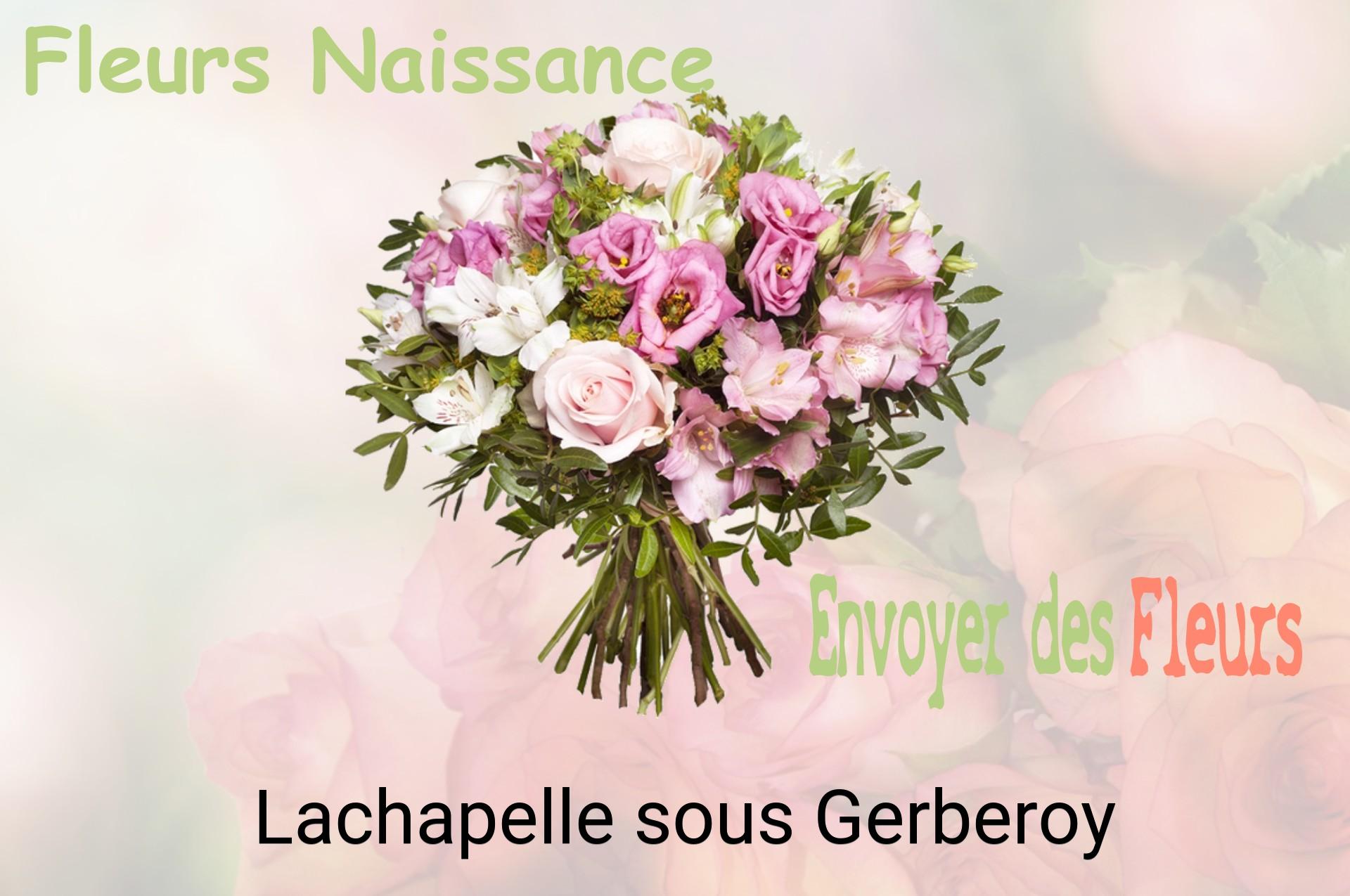 Bouquet de fleurs de naissance livré à Lachapelle-sous-Gerberoy