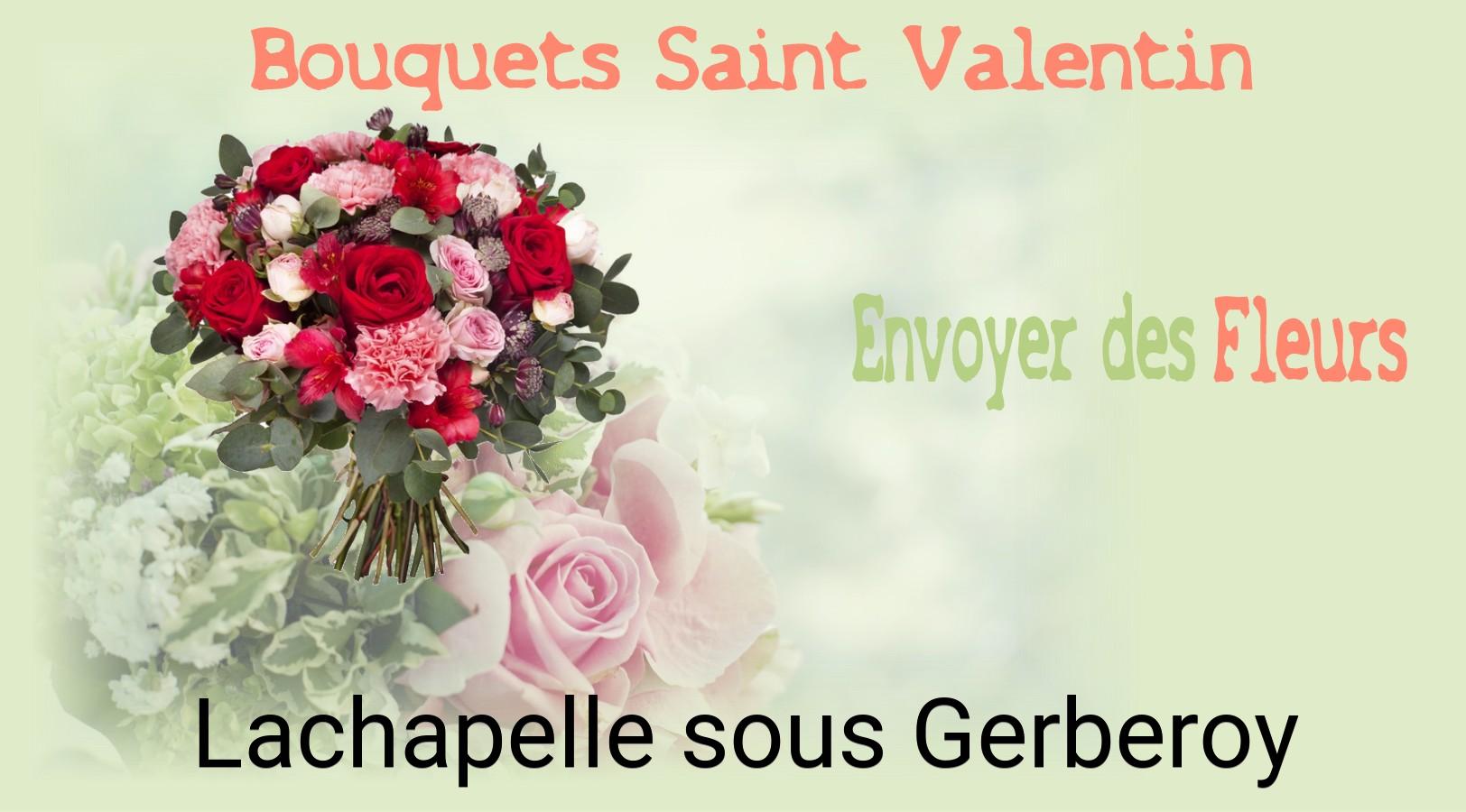 Roses de Saint-Valentin livrées à Lachapelle-sous-Gerberoy